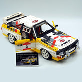 1: 8 Audi Rally Quattro S1 Group B 1984, Genuine Authorization (3887+Pcs)